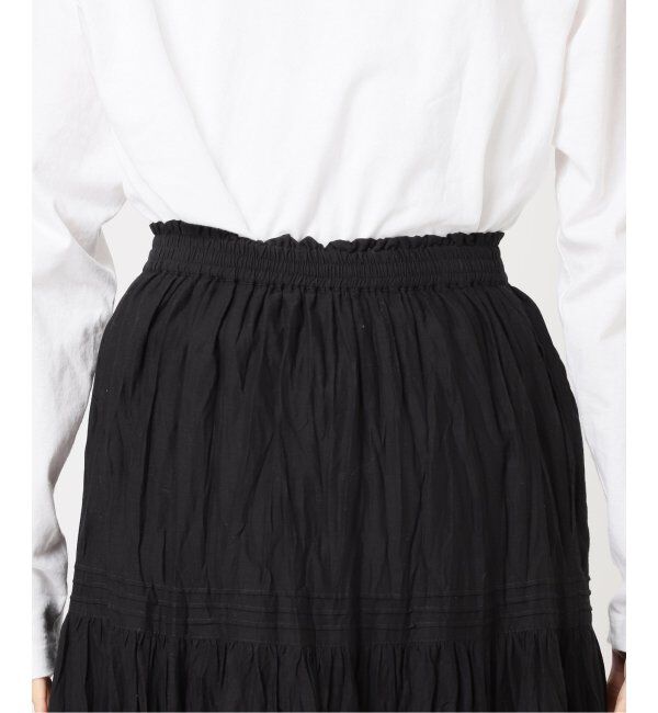 JOURNAL STANDARD relume「《WEB限定追加4》コットンボイルクリンクルティアードスカート」|スカート|