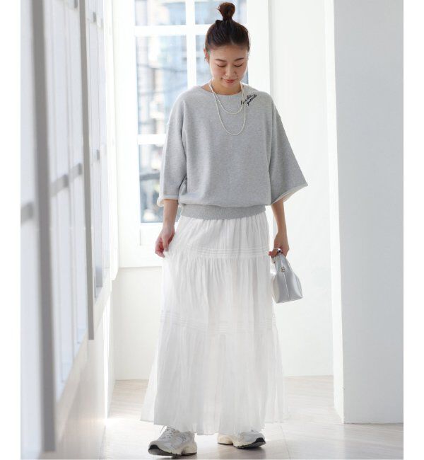 JOURNAL STANDARD relume「《WEB限定追加4》コットンボイルクリンクルティアードスカート」|スカート|