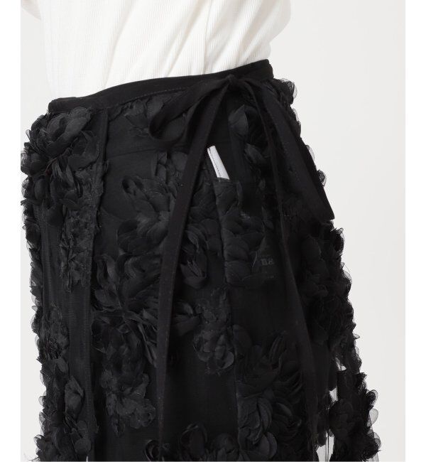 JOURNAL STANDARD「《追加》【TOLIGHT&times;JOURNALSTANDARD】 フラワーモチーフラップスカート」|スカート|