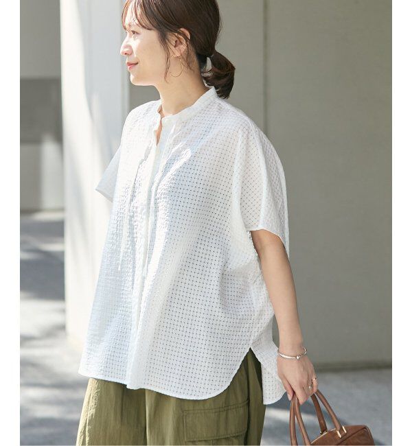 JOURNAL STANDARD「《追加2》シアーチェックポンチョブラウス」|シャツ・ブラウス|