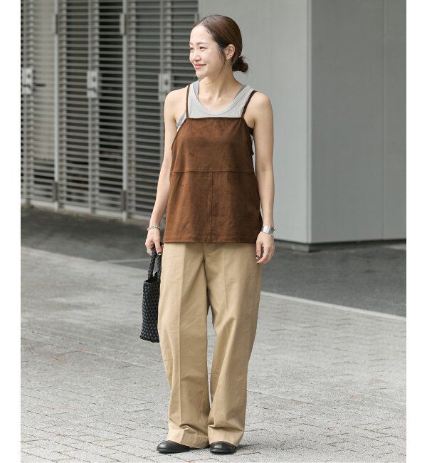 JOURNAL STANDARD「フェイクスエードキャミ」|シャツ・ブラウス|