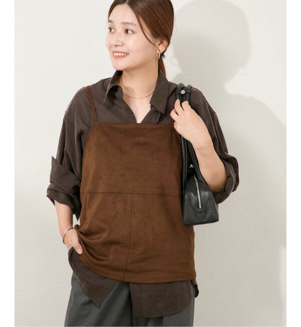 JOURNAL STANDARD「フェイクスエードキャミ」|シャツ・ブラウス|