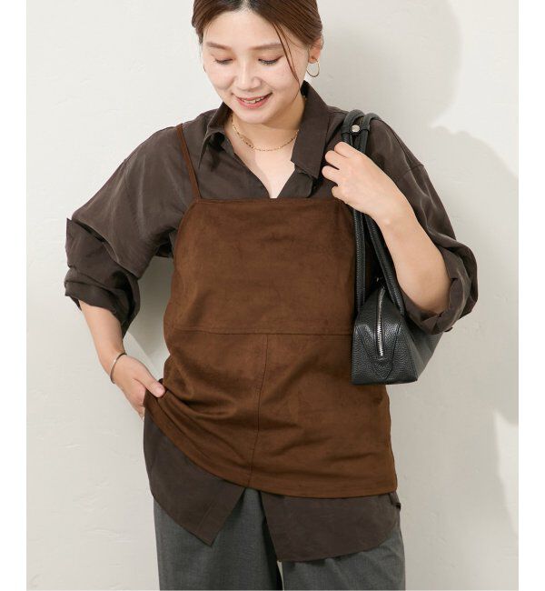 JOURNAL STANDARD「フェイクスエードキャミ」|シャツ・ブラウス|