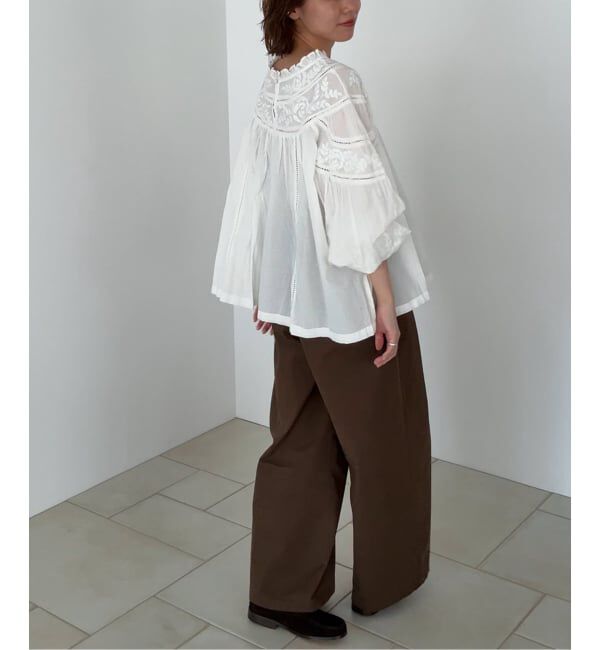 JOURNAL STANDARD relume「フラワーエンブロイダリー2WAYプルオーバー」|シャツ・ブラウス|