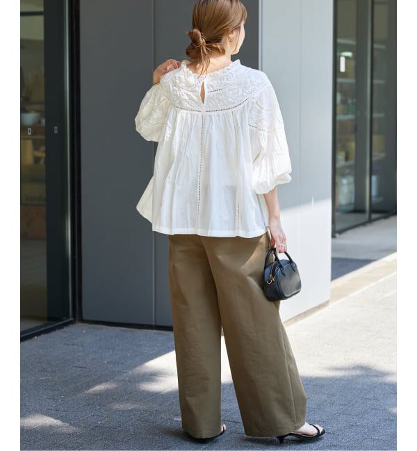 JOURNAL STANDARD relume「フラワーエンブロイダリー2WAYプルオーバー」|シャツ・ブラウス|