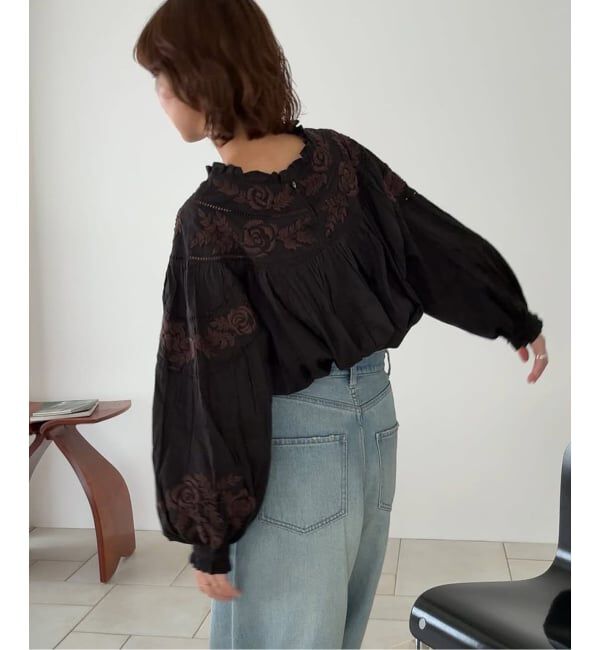 JOURNAL STANDARD relume「フラワーエンブロイダリー2WAYプルオーバー」|シャツ・ブラウス|