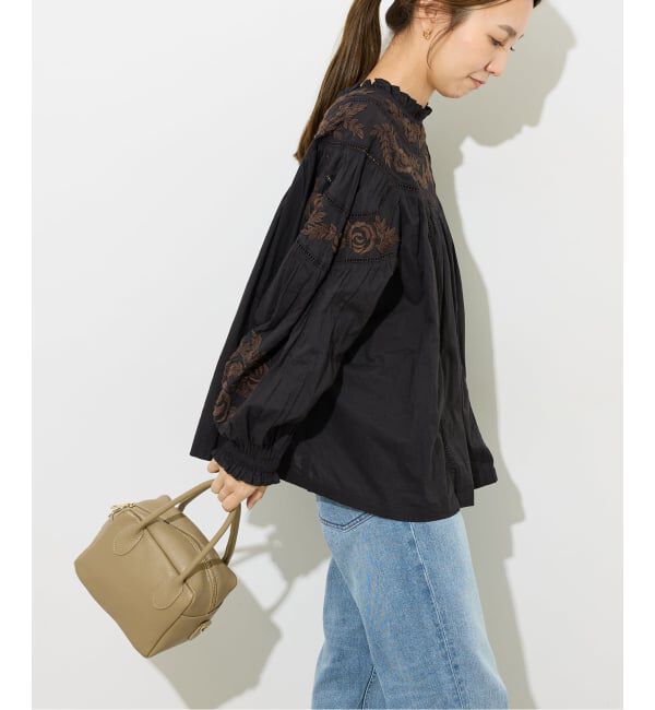 JOURNAL STANDARD relume「フラワーエンブロイダリー2WAYプルオーバー」|シャツ・ブラウス|