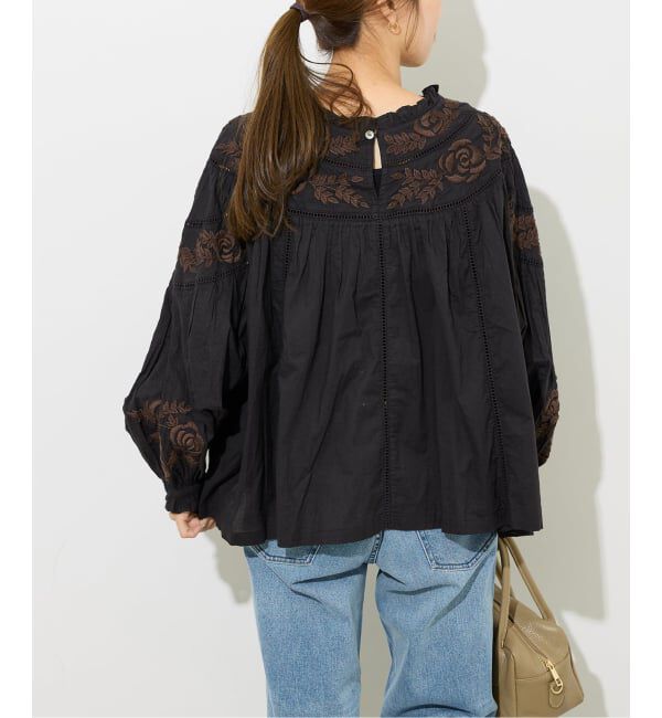 JOURNAL STANDARD relume「フラワーエンブロイダリー2WAYプルオーバー」|シャツ・ブラウス|