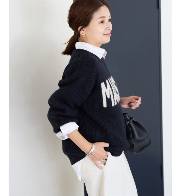 JOURNAL STANDARD「アルパカMIX ロゴプルオーバー」|ニット・セーター|