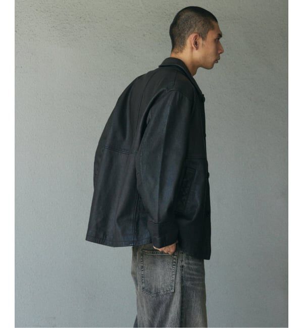 JOURNAL STANDARD「ゴートレザー ウォッシュド カーコート」|ライダースジャケット|