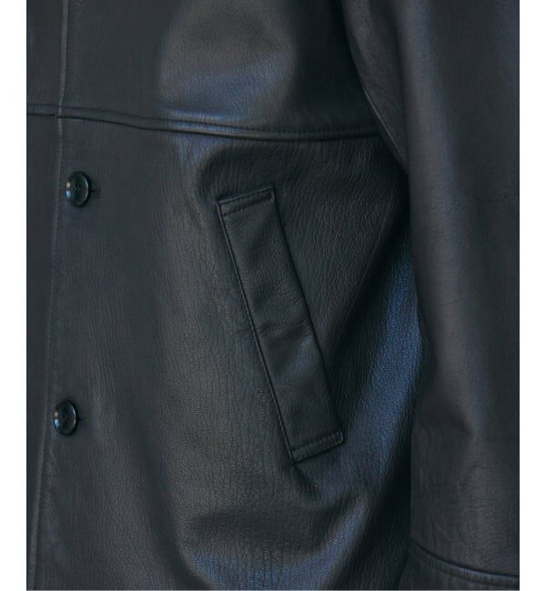 JOURNAL STANDARD「ゴートレザー ウォッシュド カーコート」|ライダースジャケット|