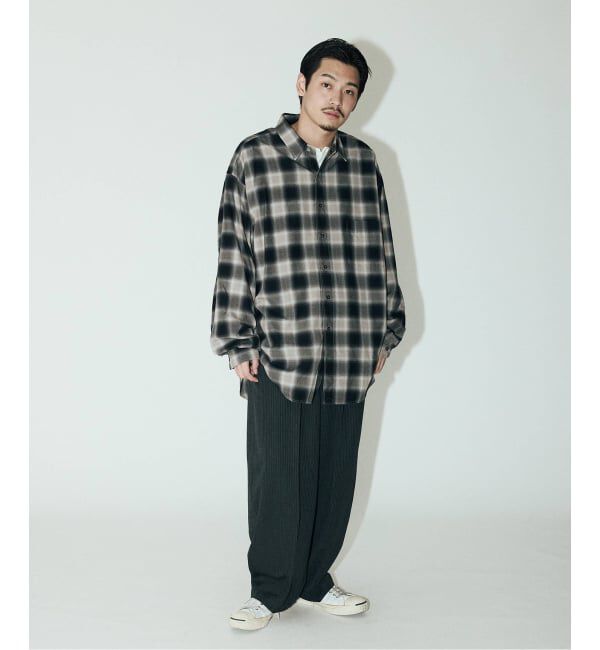 J.S.Homestead「J.S.Homestead / ディファレンス オンブレ チェック シャツ」|シャツ・ブラウス|