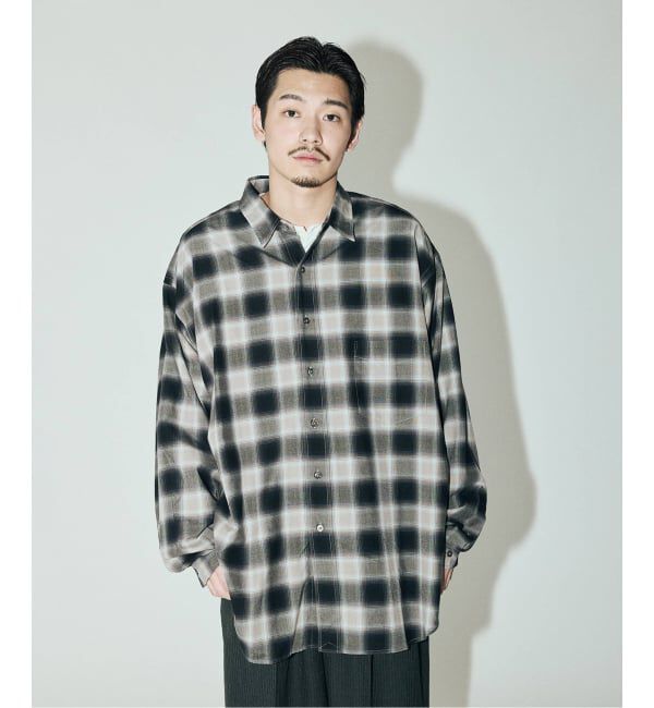 J.S.Homestead「J.S.Homestead / ディファレンス オンブレ チェック シャツ」|シャツ・ブラウス|