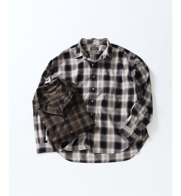 J.S.Homestead「J.S.Homestead / ディファレンス オンブレ チェック シャツ」|シャツ・ブラウス|