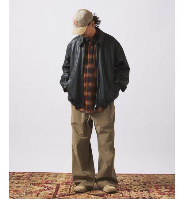 JOURNAL STANDARD relume「ラムレザー ジップジャケット」|ライダースジャケット|