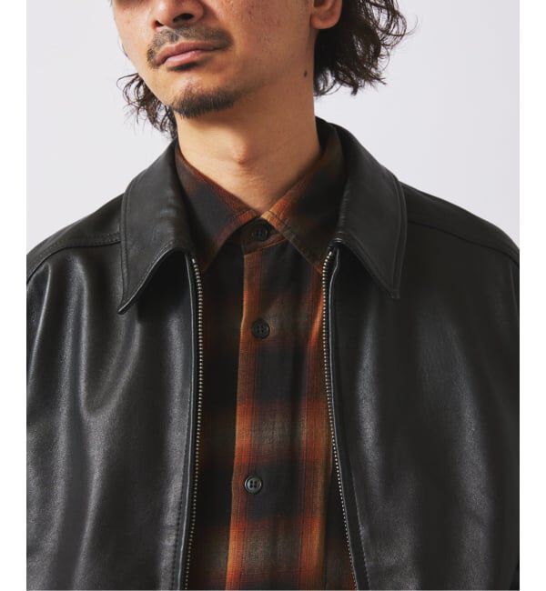 JOURNAL STANDARD relume「ラムレザー ジップジャケット」|ライダースジャケット|