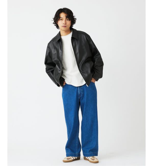 JOURNAL STANDARD relume「ラムレザー ジップジャケット」|ライダースジャケット|