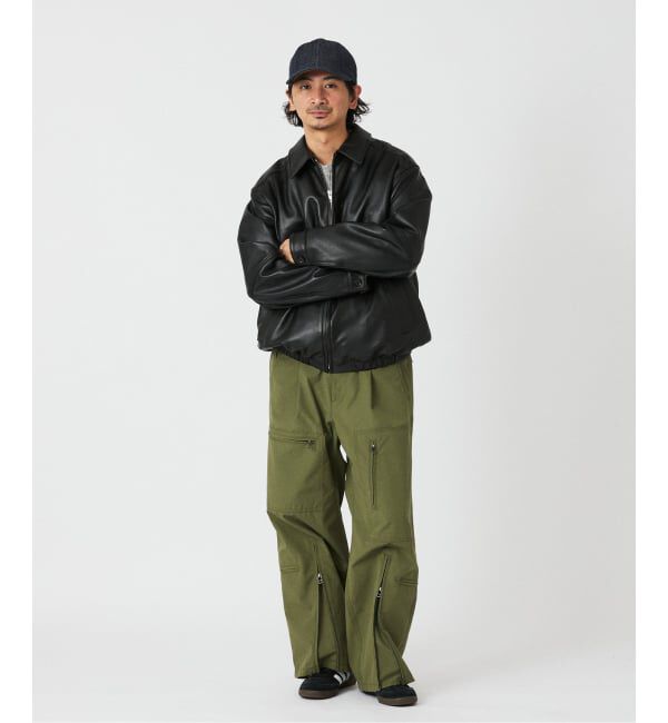 JOURNAL STANDARD relume「ラムレザー ジップジャケット」|ライダースジャケット|