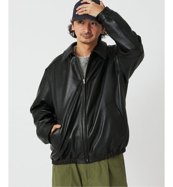 JOURNAL STANDARD relume「ラムレザー ジップジャケット」|ライダースジャケット|