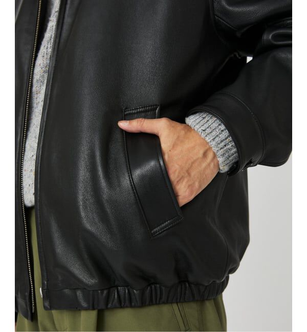 JOURNAL STANDARD relume「ラムレザー ジップジャケット」|ライダースジャケット|
