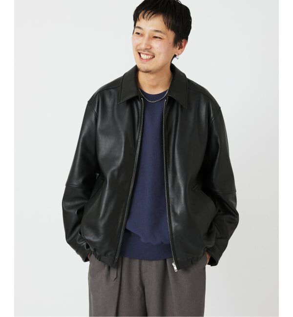 JOURNAL STANDARD relume「ラムレザー ジップジャケット」|ライダースジャケット|