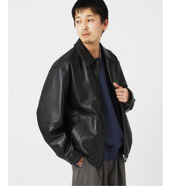 JOURNAL STANDARD relume「ラムレザー ジップジャケット」|ライダースジャケット|