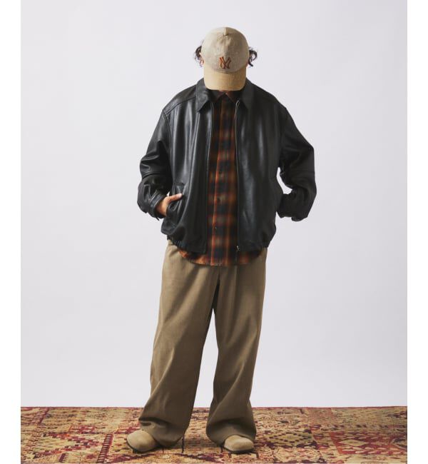 JOURNAL STANDARD relume「ラムレザー ジップジャケット」|ライダースジャケット|