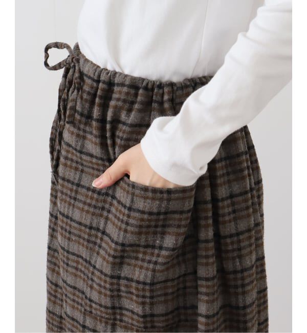 journal standard luxe「【HTS】CHECK OVERDYE EASY SKIRT」|スカート|