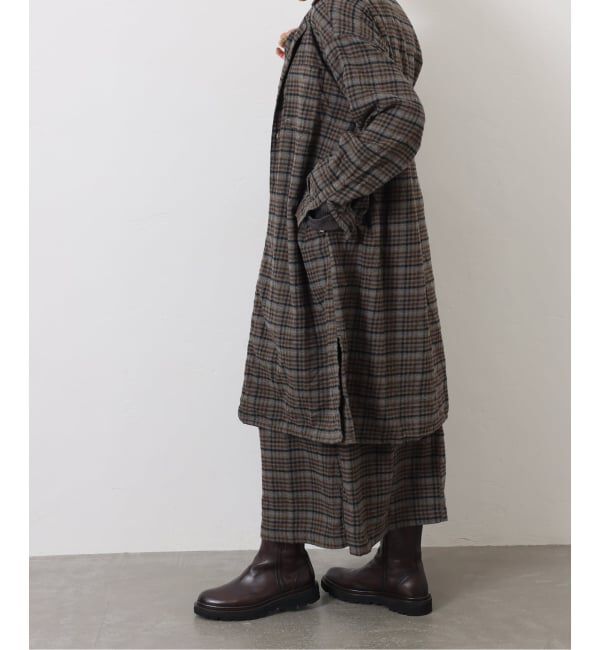 journal standard luxe「【HTS】CHECK OVERDYE EASY SKIRT」|スカート|