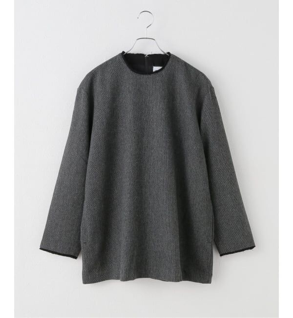 JOURNAL STANDARD「【LAYAS/レイヤーズ】 WOOLチェックPO」|シャツ・ブラウス|グレー