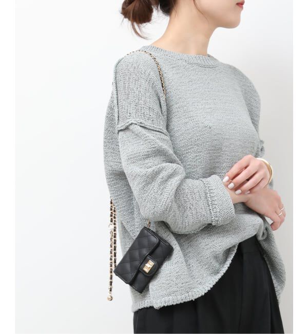 JOURNAL STANDARD relume「《予約》【VELETTO/ヴェレット】キルティングチェーンミニバッグ」|ショルダー・メッセンジャー|ブラック