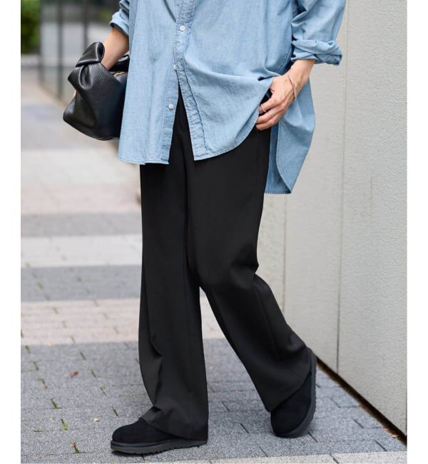 FRAMeWORK「≪追加≫セミフレアパンツ3」|スラックス|