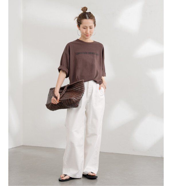 FRAMeWORK「≪追加≫バックサテンベイカーパンツ」|カーゴ|