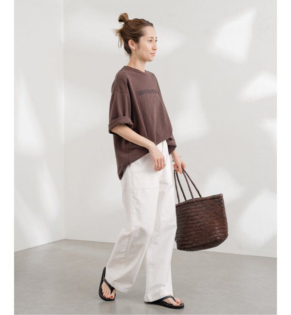 FRAMeWORK「≪追加≫バックサテンベイカーパンツ」|カーゴ|