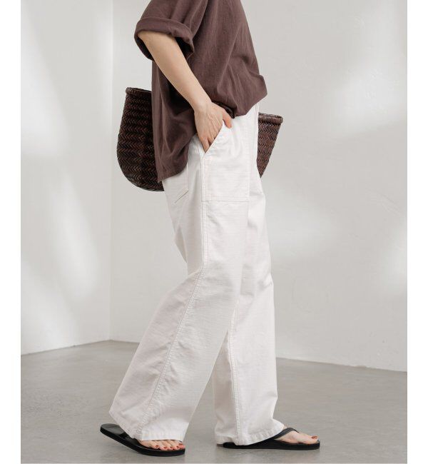 FRAMeWORK「≪追加≫バックサテンベイカーパンツ」|カーゴ|