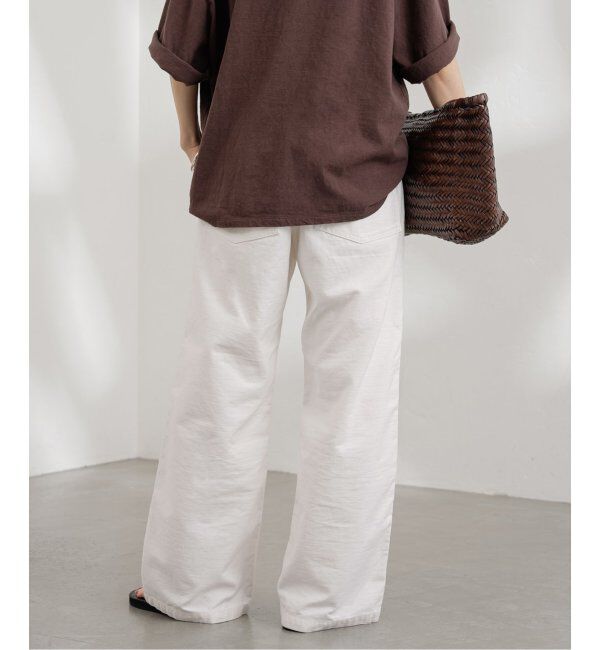 FRAMeWORK「≪追加≫バックサテンベイカーパンツ」|カーゴ|