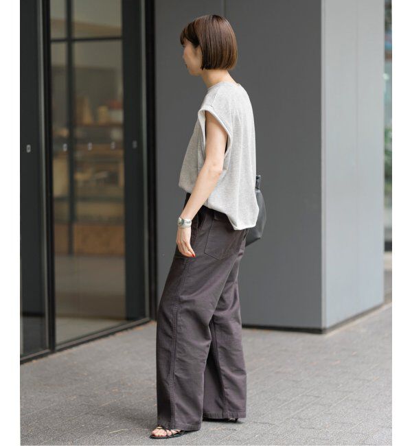 FRAMeWORK「≪追加≫バックサテンベイカーパンツ」|カーゴ|