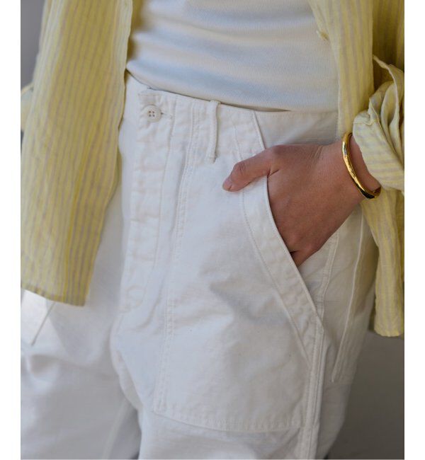 FRAMeWORK「≪追加≫バックサテンベイカーパンツ」|カーゴ|