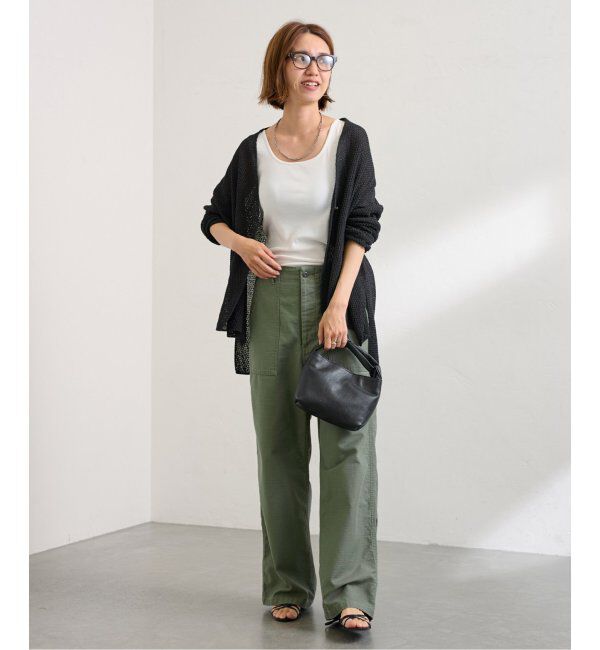 FRAMeWORK「≪追加≫バックサテンベイカーパンツ」|カーゴ|