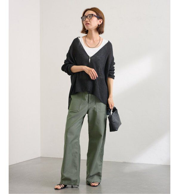 FRAMeWORK「≪追加≫バックサテンベイカーパンツ」|カーゴ|