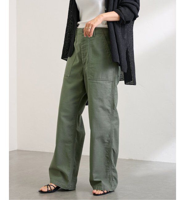 FRAMeWORK「≪追加≫バックサテンベイカーパンツ」|カーゴ|