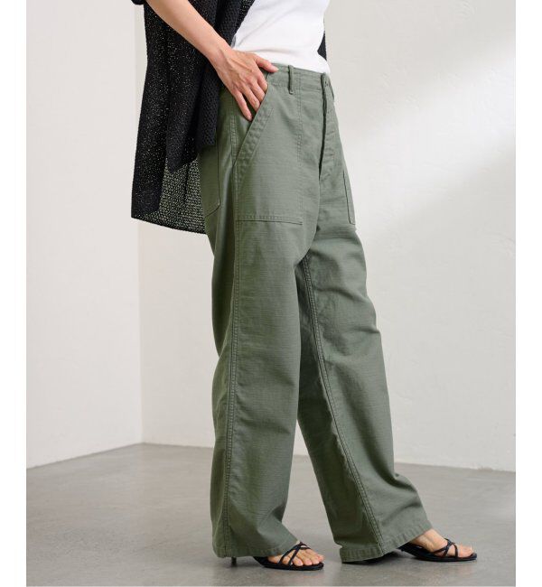 FRAMeWORK「≪追加≫バックサテンベイカーパンツ」|カーゴ|