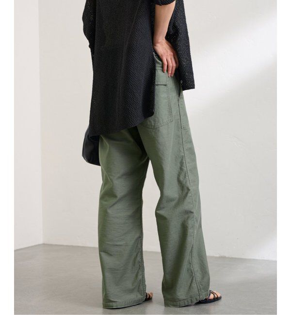 FRAMeWORK「≪追加≫バックサテンベイカーパンツ」|カーゴ|