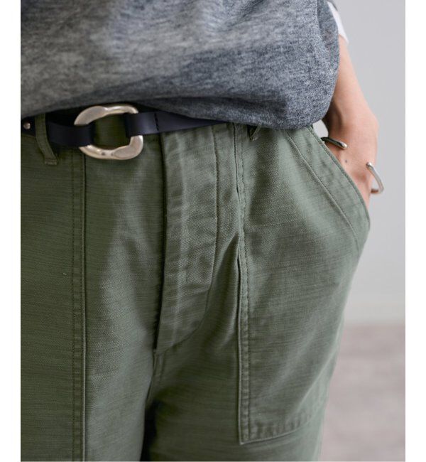 FRAMeWORK「≪追加≫バックサテンベイカーパンツ」|カーゴ|
