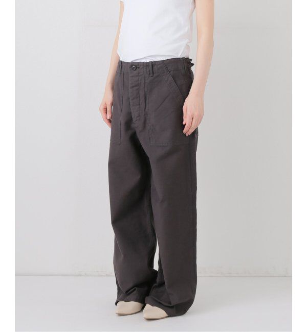 FRAMeWORK「≪追加≫バックサテンベイカーパンツ」|カーゴ|