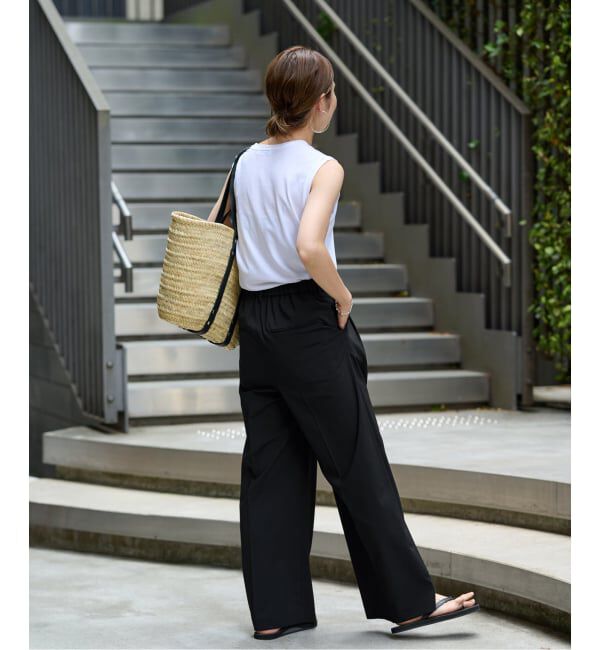 FRAMeWORK「≪WEB限定追加≫ウォッシャブルTWタックワイドパンツ」|スラックス|