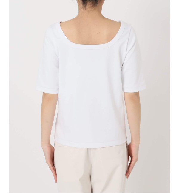 NOBLE「《追加》スビンコットンソフトスクエアーネックTシャツ 2」|Tシャツ・カットソー|