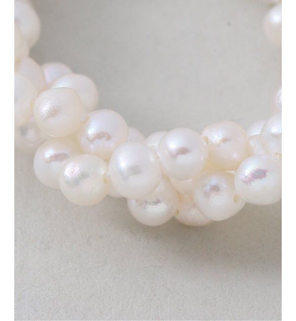 U by SPICK&SPAN「jour couture /ジュール クチュール  パールチェーンピアス」|ピアス|