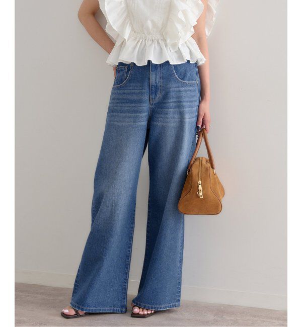 U by SPICK&SPAN「ルーズバギーデニム」|デニム|