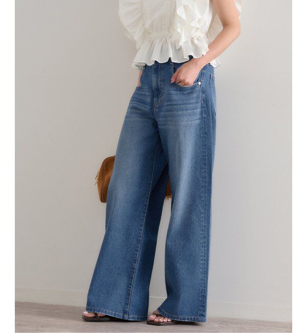 U by SPICK&SPAN「ルーズバギーデニム」|デニム|